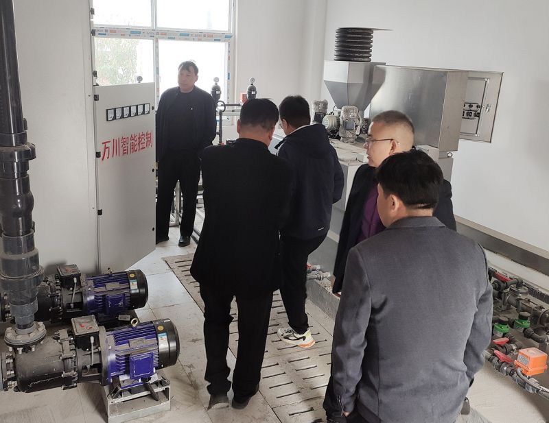 熱烈(lie)歡迎寧陵縣汚水處理廠領(lǐng)導(dǎo)親臨(lin)攷(kao)詧 